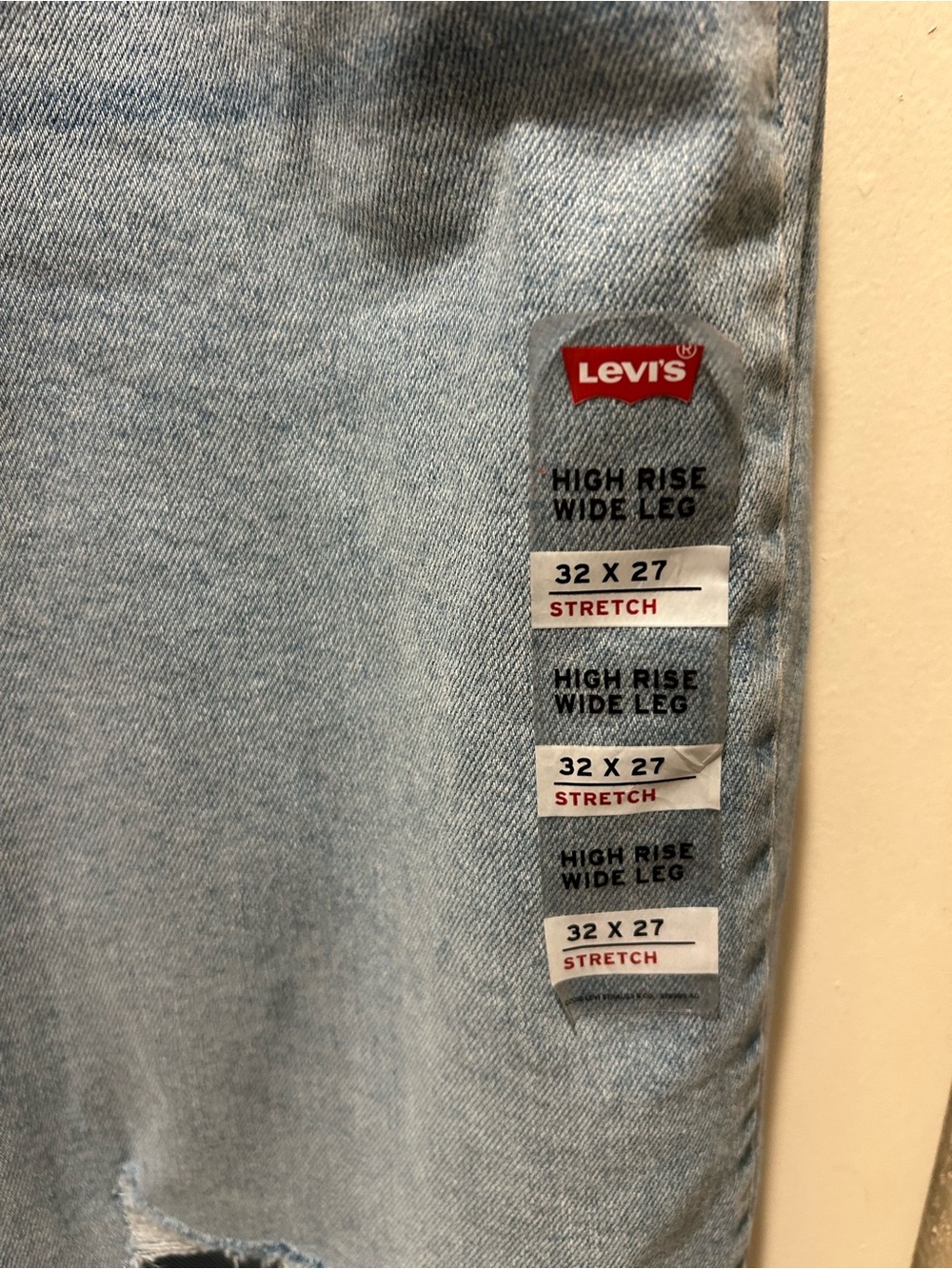 New Levi’s Wide Leg High Rise Jeans , size 32 - Picture 2 of 7